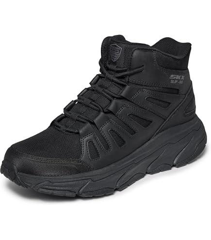とま Amazon.com: Skecher's Mens for Work Santoro Leather Safety Moc Toe